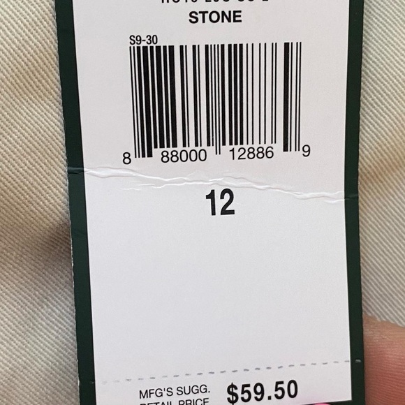 RL Lauren Jeans Co Khaki Shorts 8” Inseam Size 12 NWT Retail $60 - Picture 5 of 7